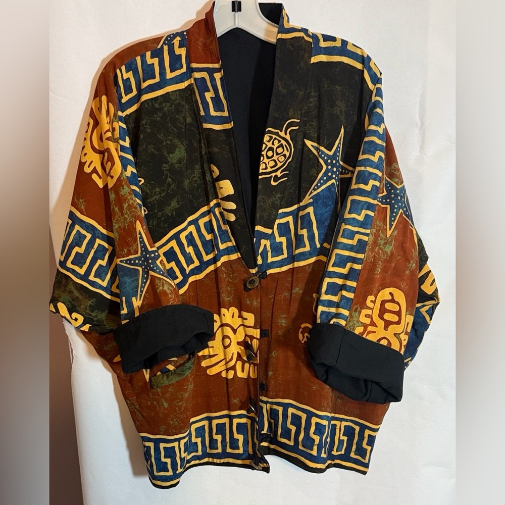 Black Open Front Jacket